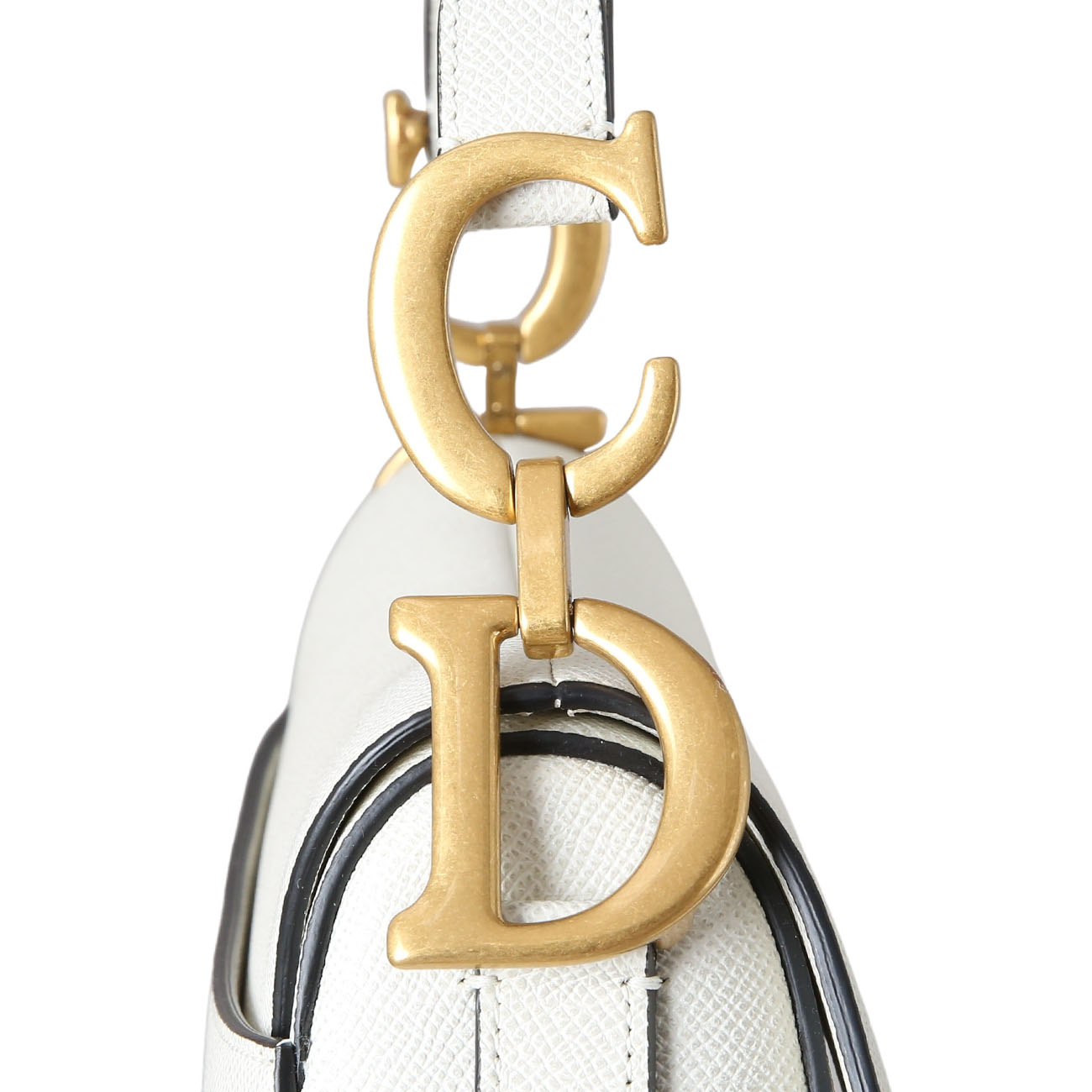 CHRISTIAN DIOR(USED)크리스찬디올 레더 새들백 & 스트랩